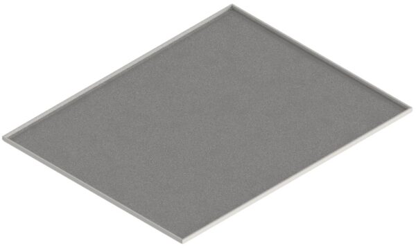 Produktbild UBK 401 051  -  Blind-Deckel zu UBK 400 mit Kante geschlossen aus ALU 2.5mm, 5mm Vertiefung